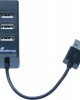 HUB MEDIARANGE USB 4-PORT 2.0 BLACK MRCS502 CARD READER-USB-HUB