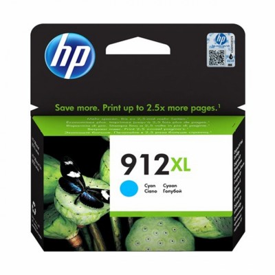 HP 912XL CYAN INKJET HIGH CAPACITY 825 PAGES 3YL81AE