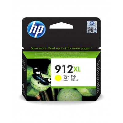 HP 912XL YELLOW INKJET HIGH CAPACITY 825 PAGES 3YL83AE