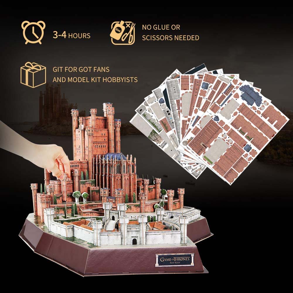 CUBICFUN 3D PUZZLE GAME OF THRONES RED KEEP HBO DS0989H ΠΑΖΛ
