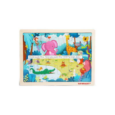 Forest Animal Puzzle Top Bright