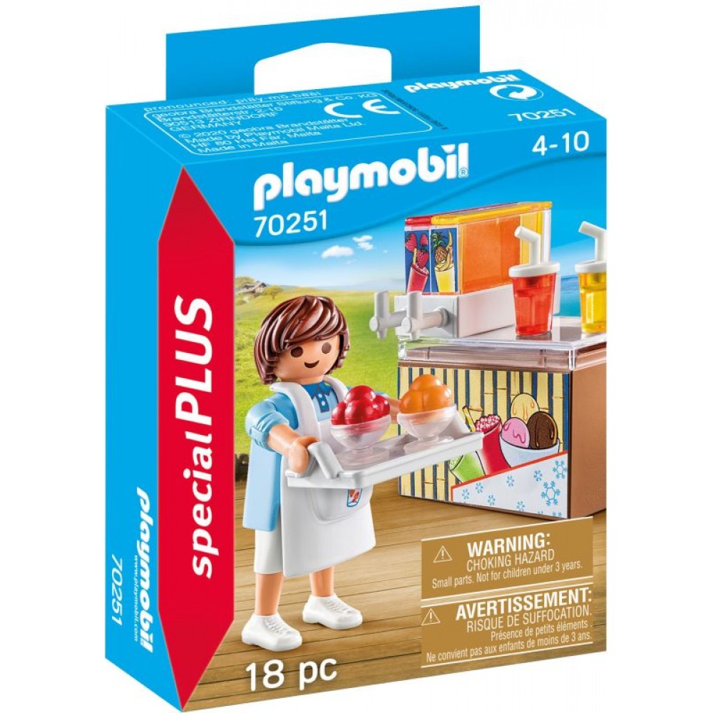  Playmobil Special Plus Παγωτατζής 70251 