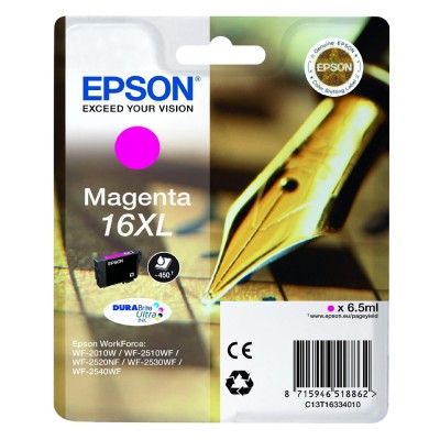 EPSON 16XL MAGENTA T163340 6ML 450 PAGES