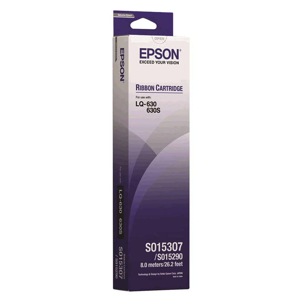 EPSON LQ-630-630S BLACK S015307 ORIGINAL RIBBON