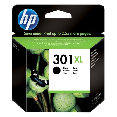 HP 301XL BLACK CH563EE 480 PAGES INKJET 8ML