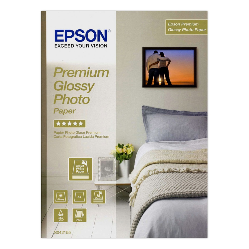 PHOTO PAPER EPSON A4 GLOSSY 255GR 15 PAGES S042155 ΦΩΤΟΓΡΑΦΙΚΑ ΧΑΡΤΙΑ