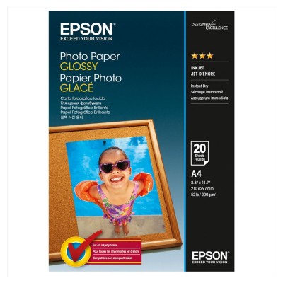 PHOTO PAPER EPSON 200GR A4 20 ΦΥΛΛΑ GLOSSY C13S042538