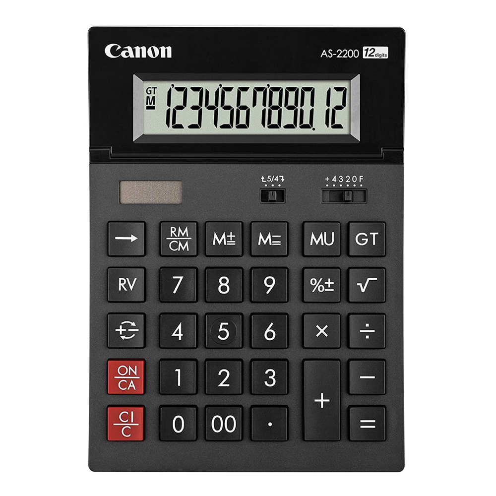 CALCULATOR CANON AS-2200 12 ΨΗΦΙΩΝ 4584Β001 Αριθμομηχανές