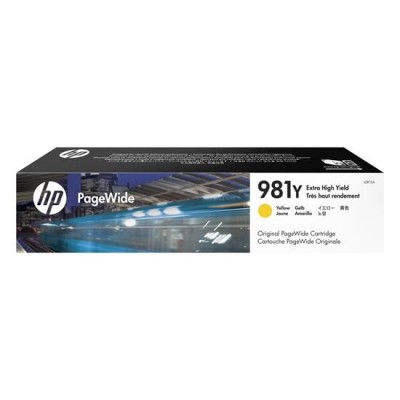 HP 981Υ YELLOW PAGEWIDE 16000 PAGES EXTRA HIGH CAPACITY INKJET HPL0R15A