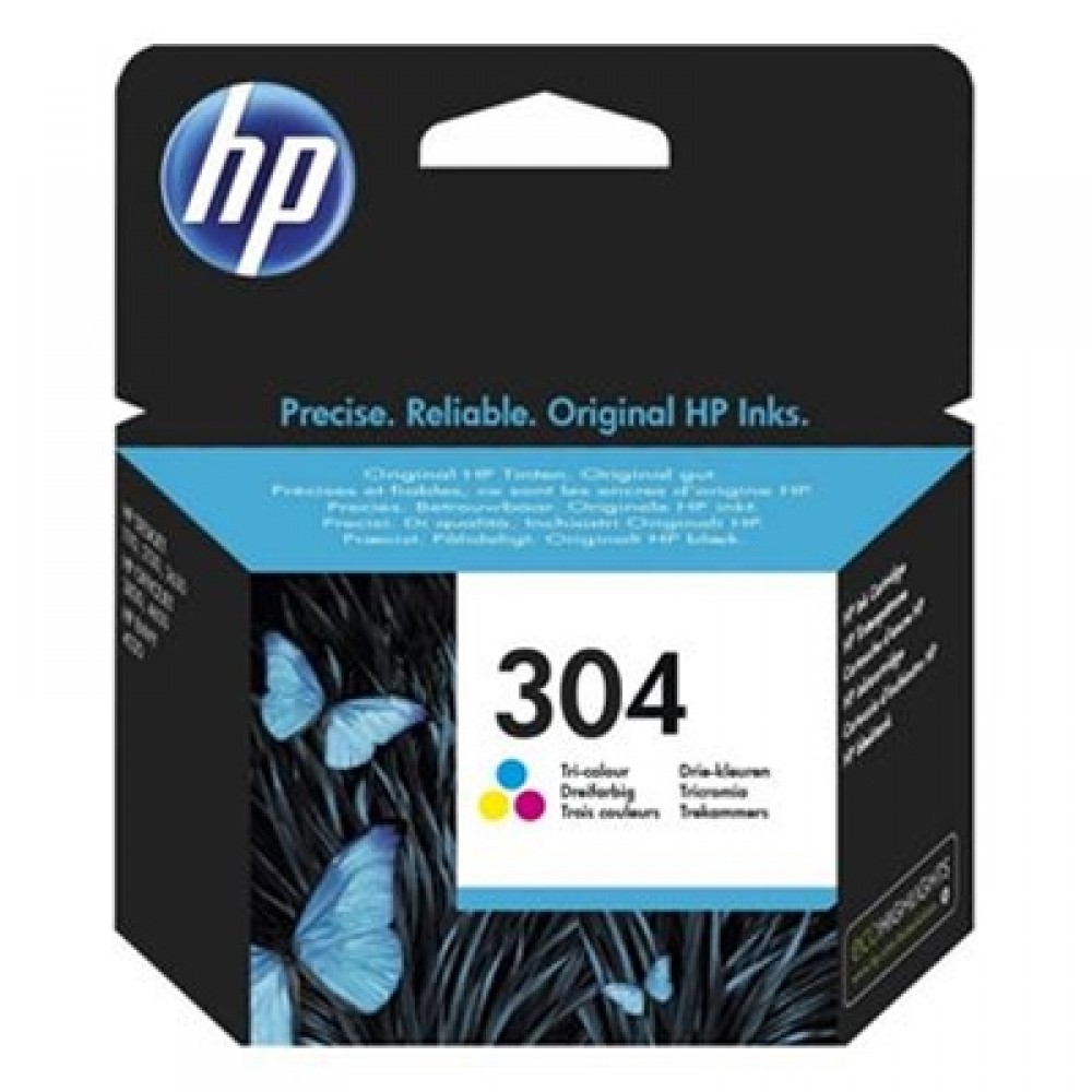 HP 304 COLOUR INKJET 100PAGES N9K05AE ORIGINAL INK