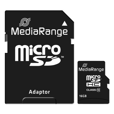 KINGSTON MICRO SDHC CLASS 10 WITH SD ADAPTOR 16GB MR958