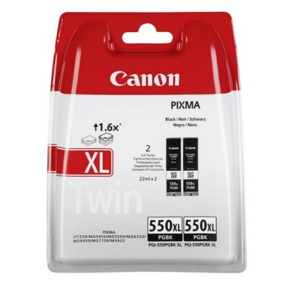 CANON 550XL BLACK TWIN PACK