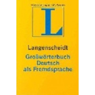 LANGENSCHEIDT GROSSWOERTERBUCH (+ CD-ROM) DEUTSCH ALS FREMDSPRACHE