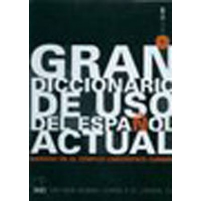 GRAN DICCIONARIO DE USO ESPANOL ACTUAL (+ CD-ROM) HC