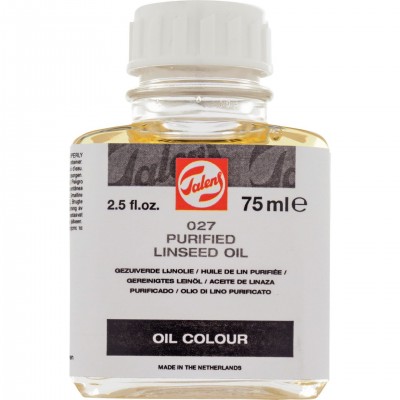 TALENS OIL COLOUR PURIFIED LINSEED OIL 75ML 027