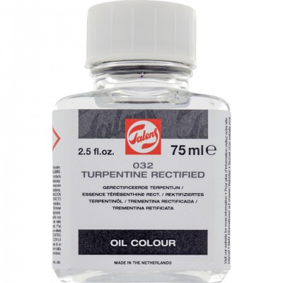 TALENS OIL COLOUR RECTIFIED TURPENTINE 75ML 032